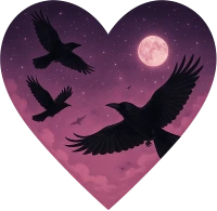 Pinknightskywithdarkravensheart emote