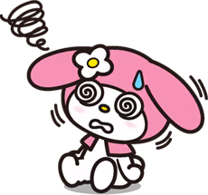mymelody_dizzy emote