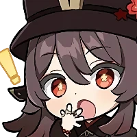 Chibi_HuTao_Surprised emote