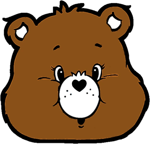 black_orange_carebear emote