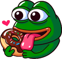 Pepe_donut_lick emote