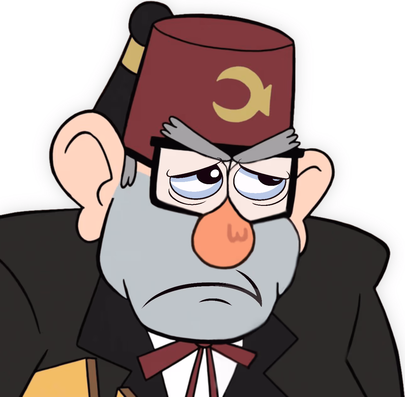 GrunkleStan_SadStare emote