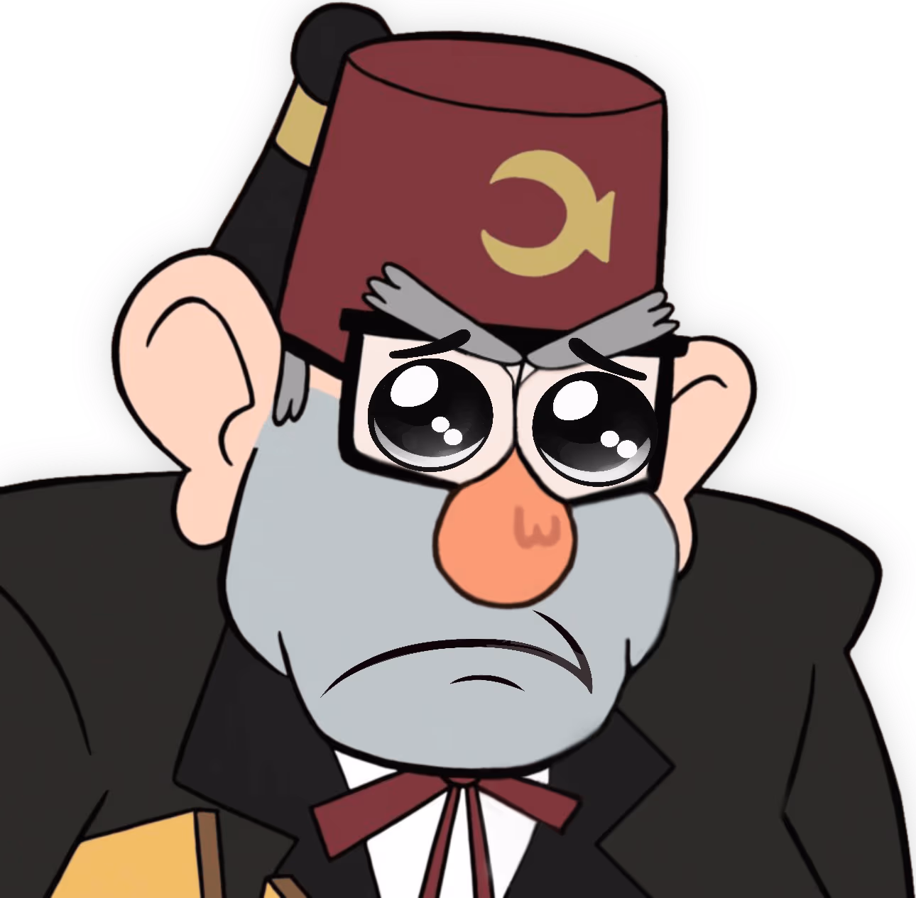 GrunkleStan_CuteAdorableSad emote