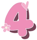 Pink_four_heart_flower emote