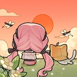 NikkiMomoSunset emote