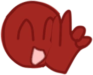redpeacesignemoji emote