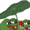 PepeLoveLeaf emote