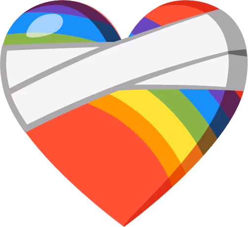 LGBTpride_Rainbow_Mending_Heart emote