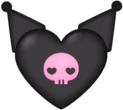 kuromi_heart emote