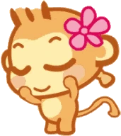 cicimonkey_blush sticker