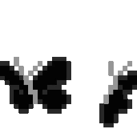 butterflies_pixelblack emoji