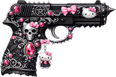Hellokittypistol emote