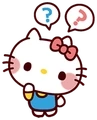 HelloKittyQuestion emote
