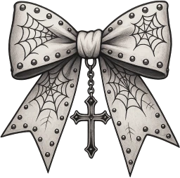 White_goth_bow emote