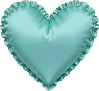 Turquoisesilkpillowheart emote