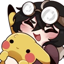 Katherine_hug_pikachu_unreliable emote