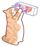 Orangecatdrinkingmilk emote