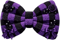 Purplegothbow emote