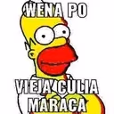 WenaPoViejaCuliaMaraca emote