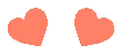 Lightorangeheartgif emote