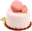 rose_macaron_dessert emote