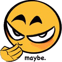 maybe emote
