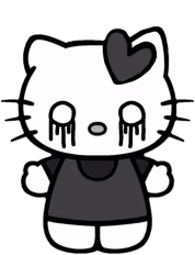 Gothhellokitty emote