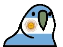 argentinaParrot emote