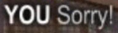 sorry emote
