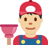 man_plumber emoji
