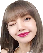 black_pink_wink emote