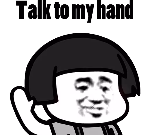 talktomyhand emote