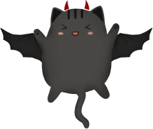 Devilcat emote