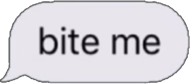 BiteMeText emote
