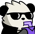 PandaCoolJuice emote