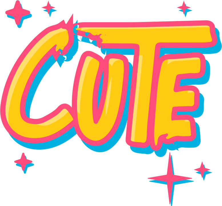 CUTE sticker