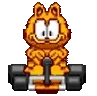 garfieldKart emote