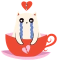 SadCatTea emote