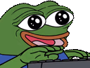 Peepo_TypingHappy emote
