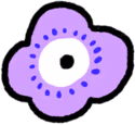 purple_eye_flower emote
