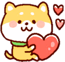 shibaheart emote