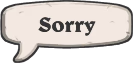 Sorry emote