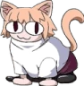 WeirdLookingCat emote