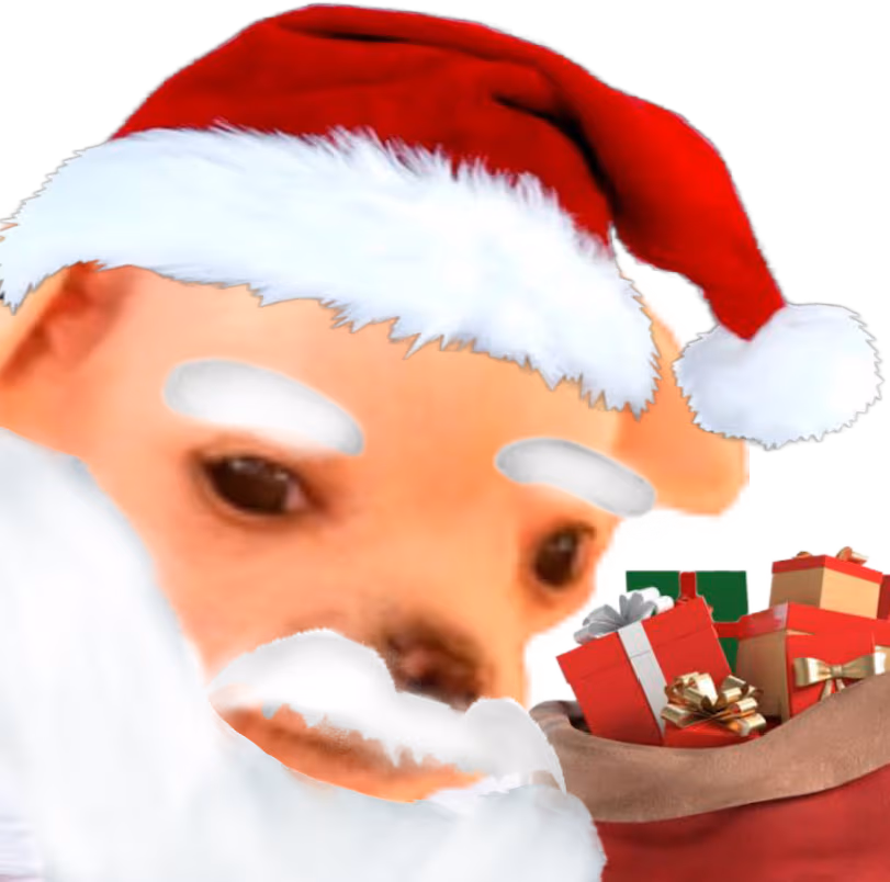 SantaDoge emote