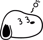 snoopy_puckereyes emote