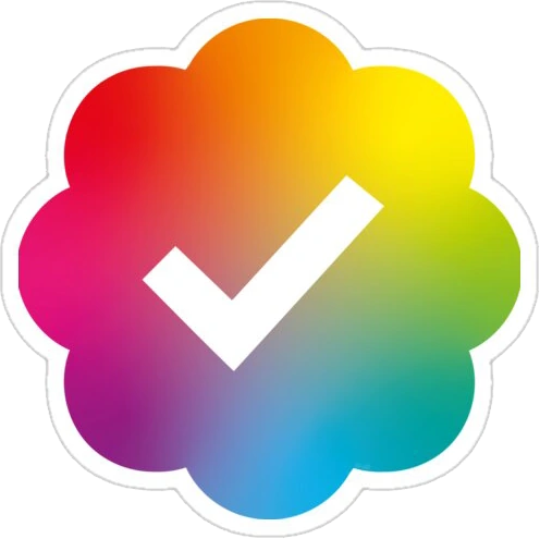 RainbowVerified emote