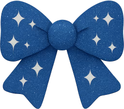 Blue_glitter_bow emote