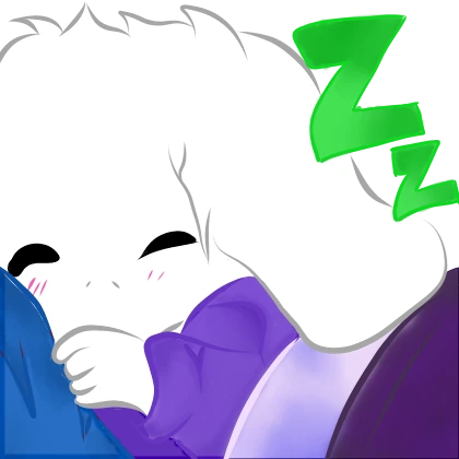 Asriel_Sleepy emote