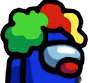 darkblueclown emote