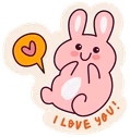 ILoveYouBunny emote